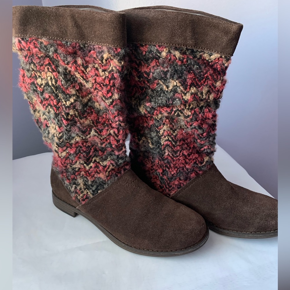 TOMS Serra Suede Slouch Boots